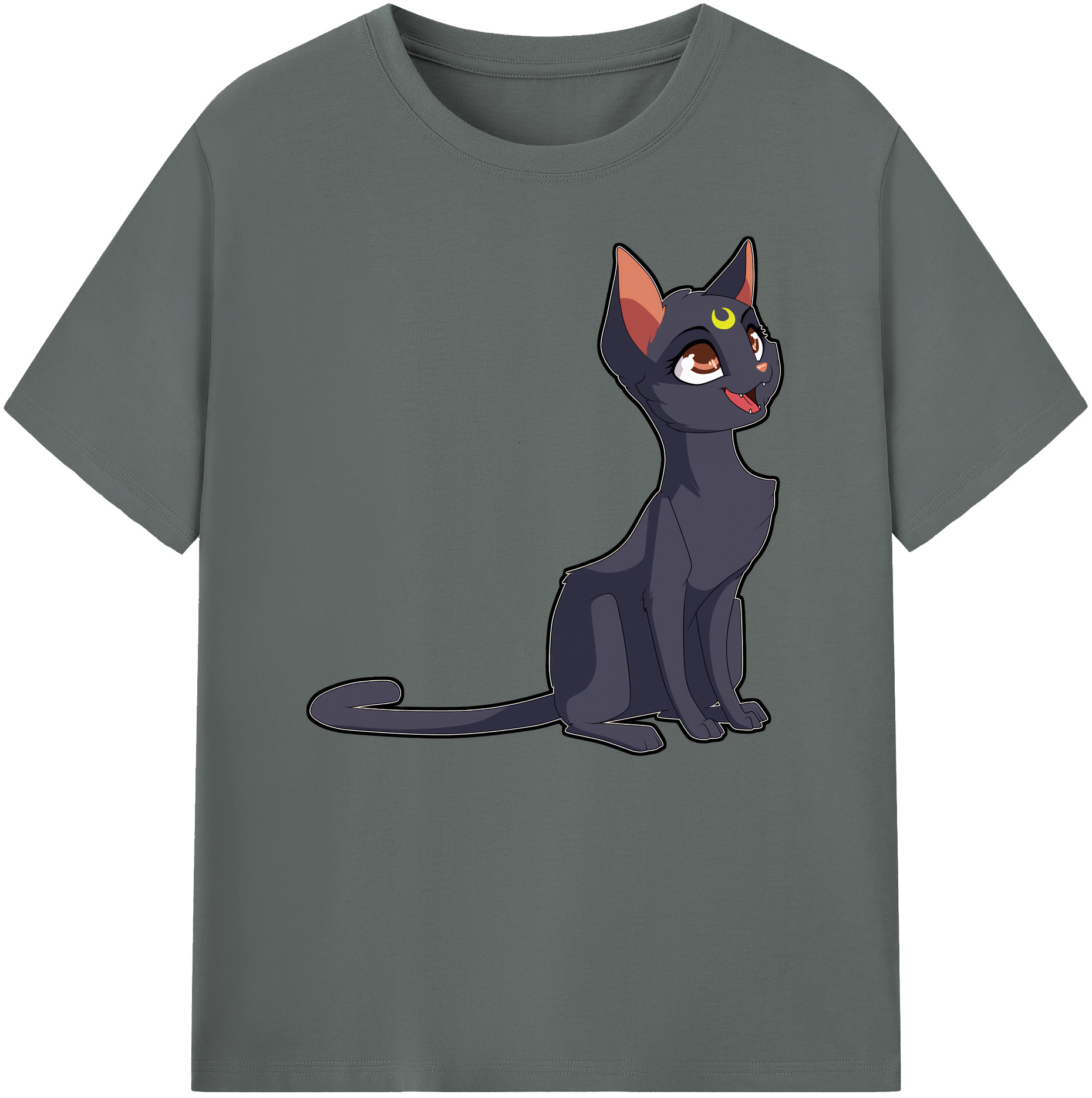 （画像用） 美少女戦士セーラームーン Sailor Moon 綿100％ メンズ半袖Tシャツ｜肌触りやわらか＆通気性